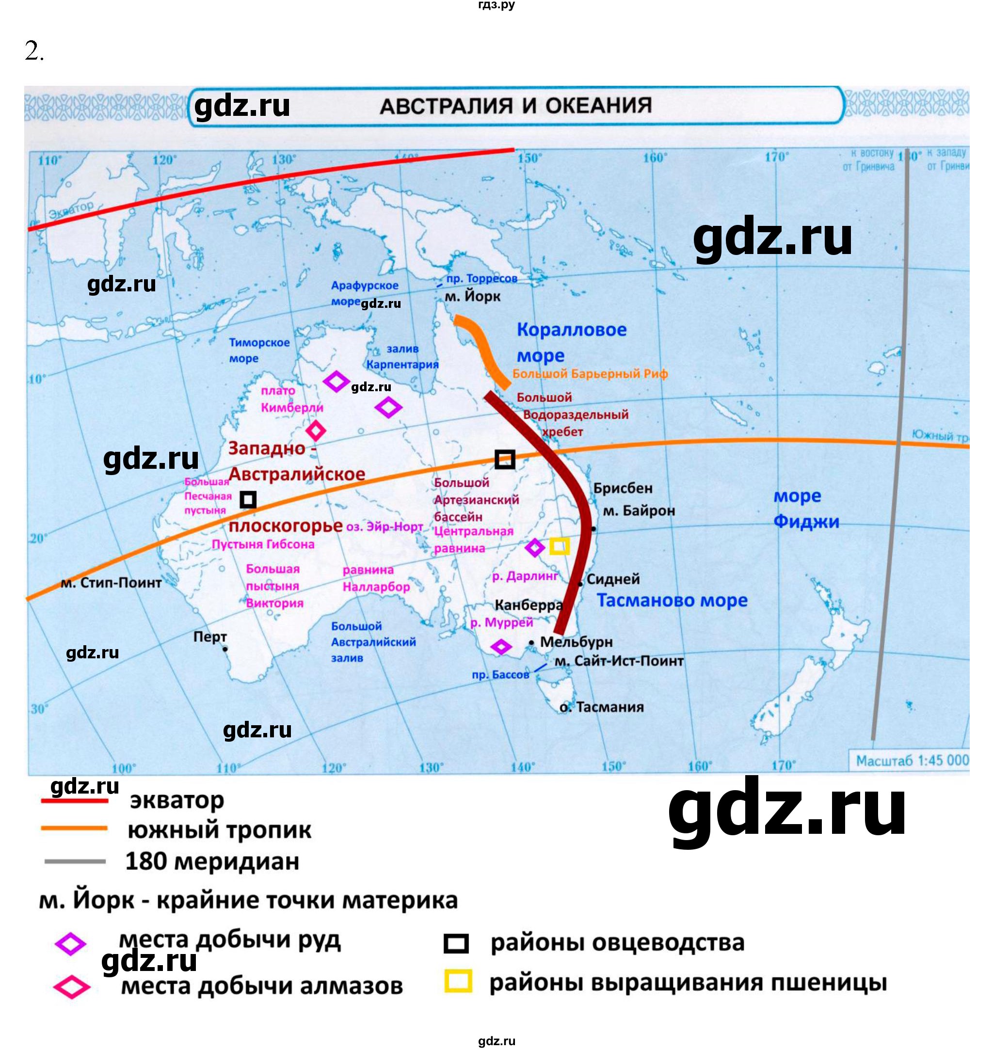 ГДЗ по географии 7 класс  Алексеев   страница - 133, Решебник 2022