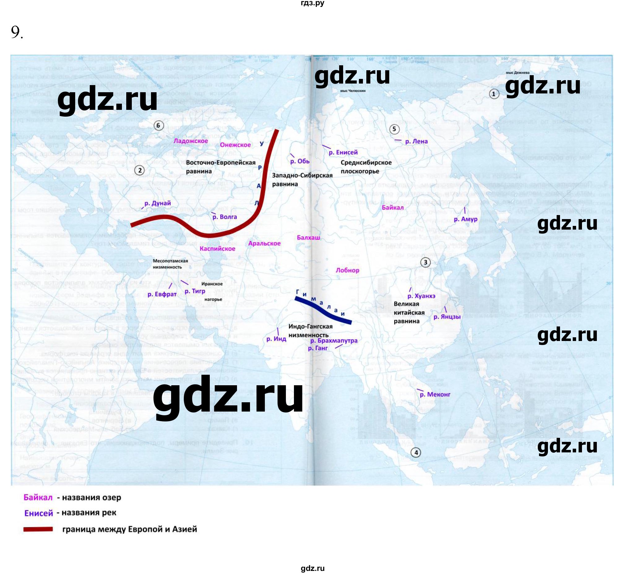 ГДЗ по географии 7 класс  Алексеев   страница - 191, Решебник 2022