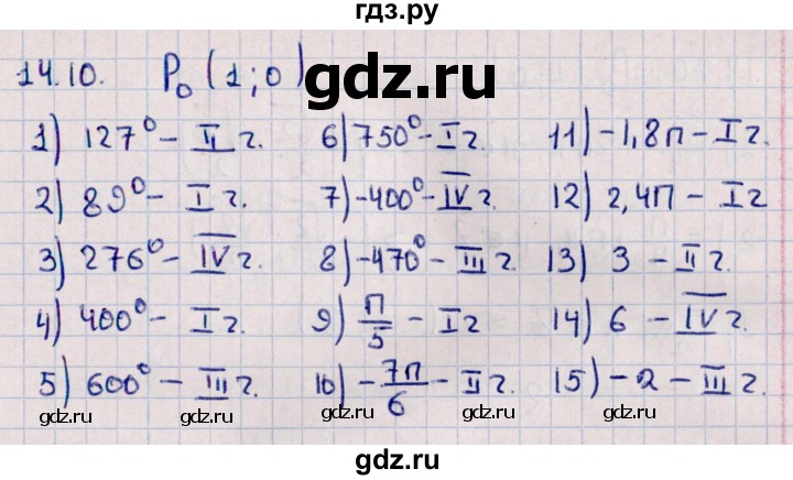 ГДЗ по алгебре 10 класс Мерзляк  Базовый уровень задание - 14.10, Решебник к учебнику 2022
