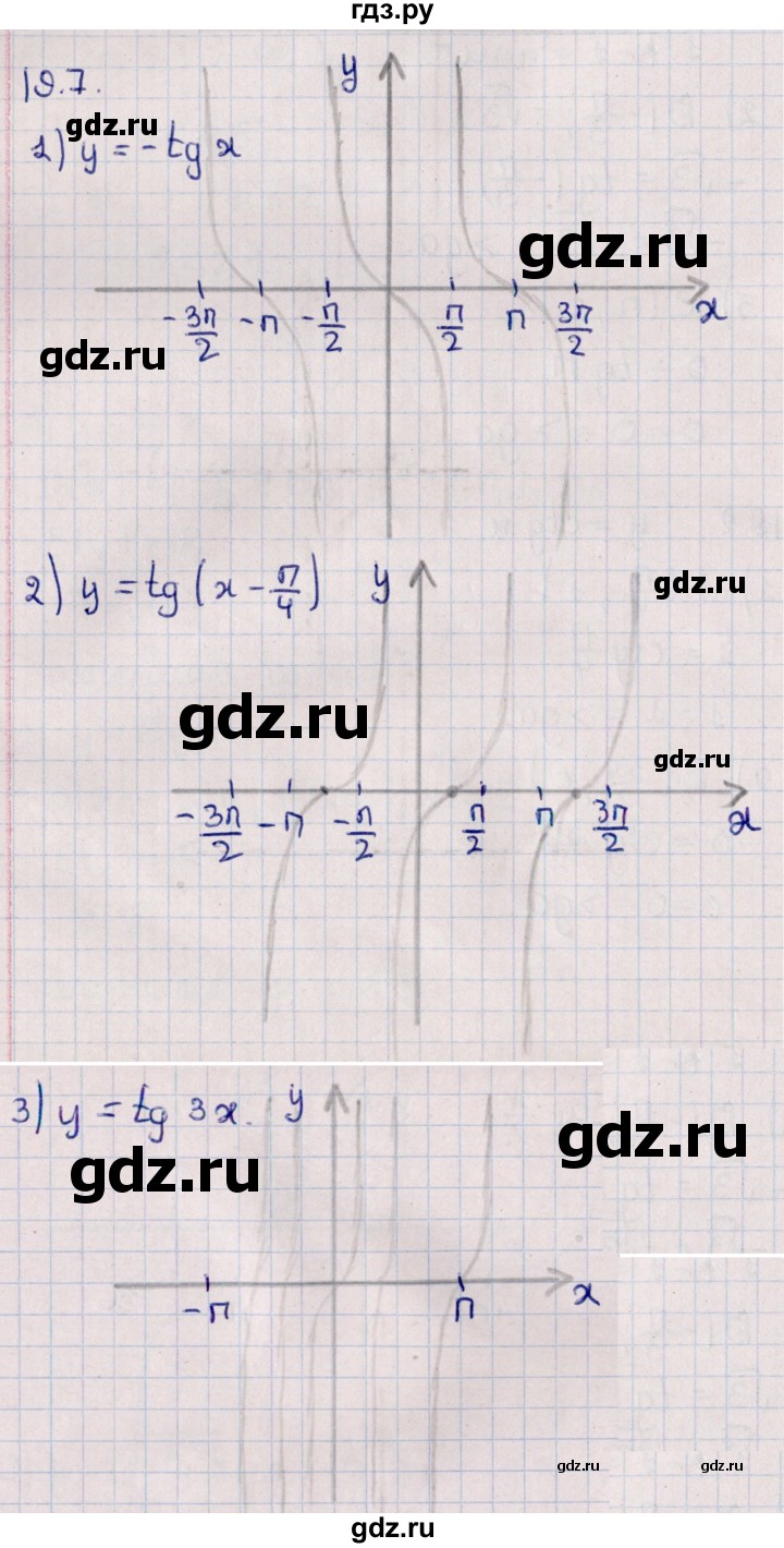 ГДЗ по алгебре 10 класс Мерзляк  Базовый уровень задание - 19.7, Решебник к учебнику 2022
