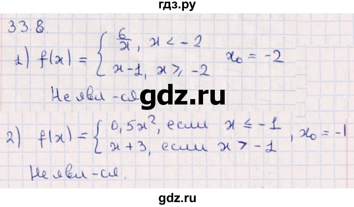 ГДЗ по алгебре 10 класс Мерзляк  Базовый уровень задание - 33.8, Решебник к учебнику 2022