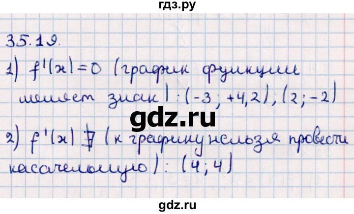 ГДЗ по алгебре 10 класс Мерзляк  Базовый уровень задание - 35.19, Решебник к учебнику 2022