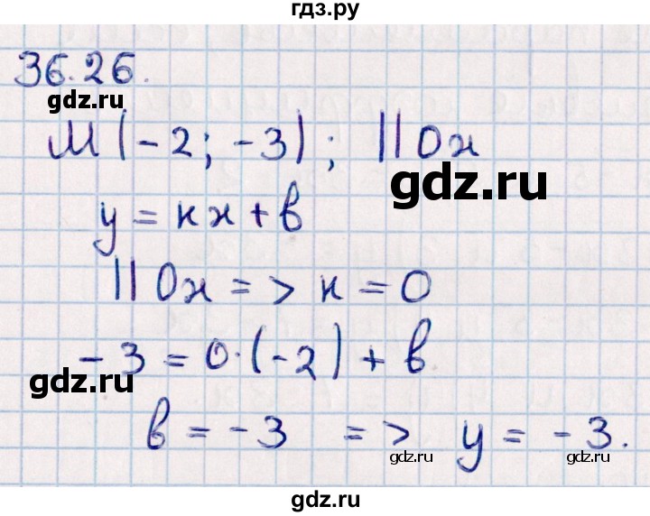 ГДЗ по алгебре 10 класс Мерзляк  Базовый уровень задание - 36.26, Решебник к учебнику 2022