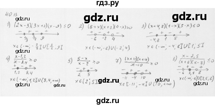 ГДЗ по алгебре 10 класс Мерзляк  Базовый уровень задание - 40.13, Решебник к учебнику 2013