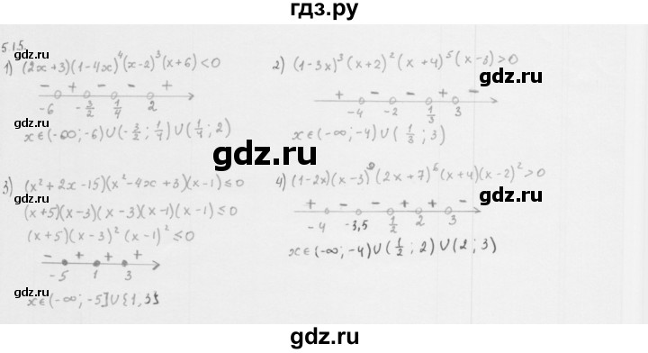 ГДЗ по алгебре 10 класс Мерзляк  Базовый уровень задание - 5.15, Решебник к учебнику 2013