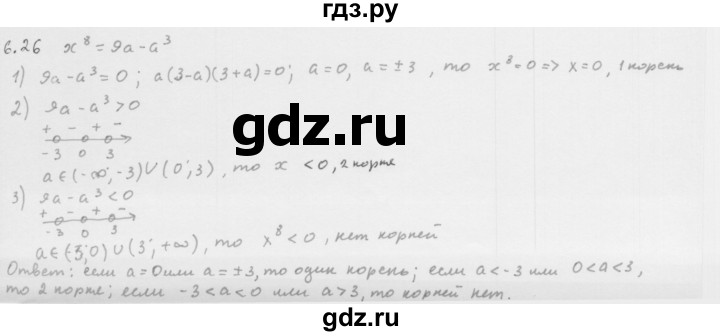 ГДЗ по алгебре 10 класс Мерзляк  Базовый уровень задание - 6.26, Решебник к учебнику 2013