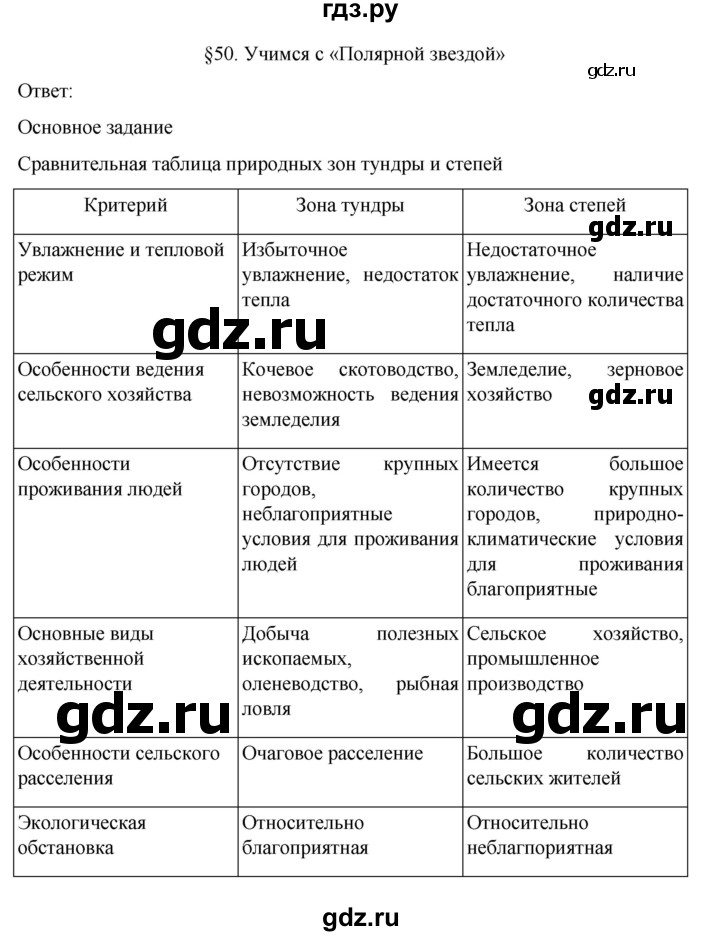 ГДЗ по географии 8 класс  Алексеев   страница - 184, Решебник к учебнику 2023