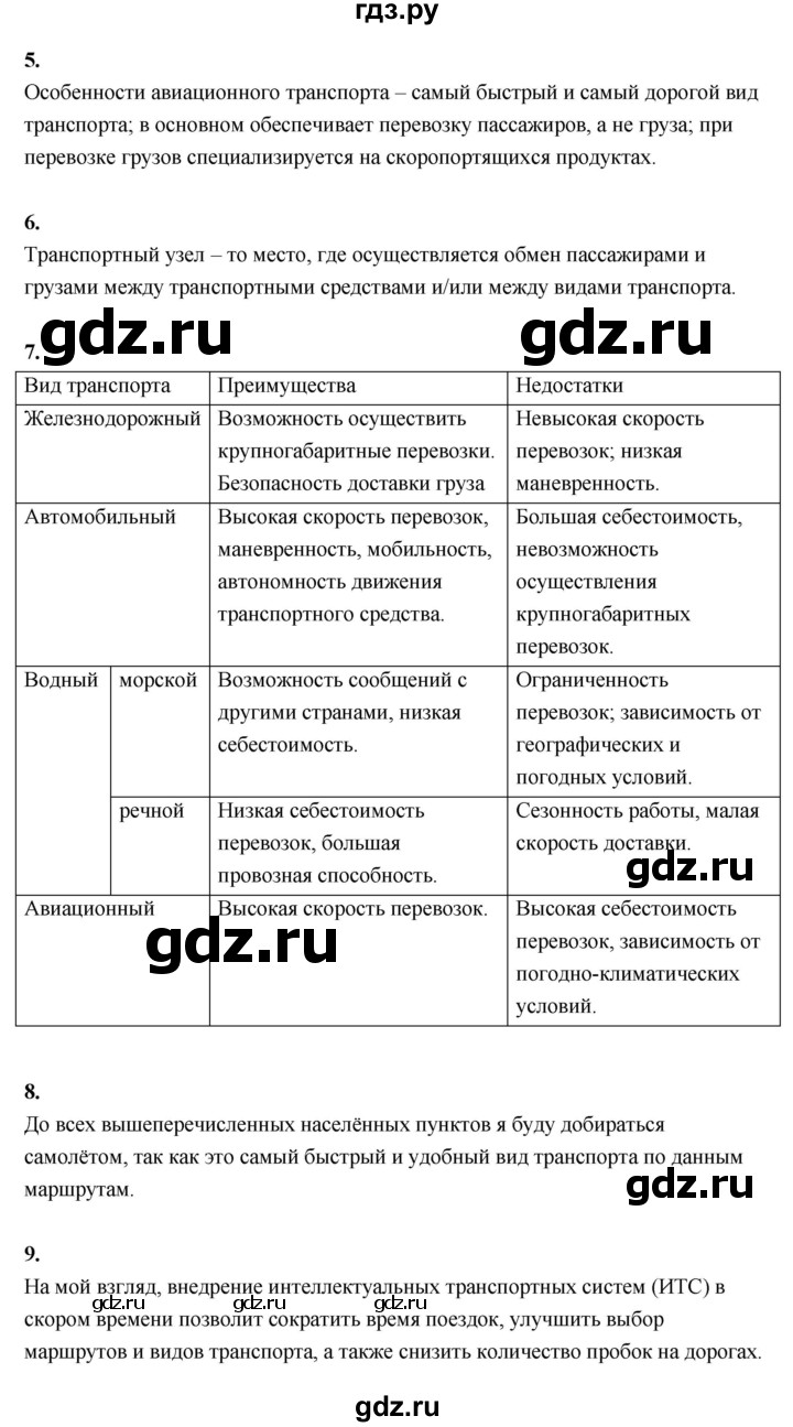 ГДЗ по географии 9 класс  Алексеев   страница - 69, Решебник 2026