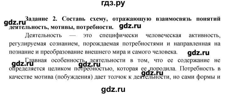 ГДЗ по обществознанию 7 класс Соловьева рабочая тетрадь (Данилов)  урок / 2–3 - 2, Решебник