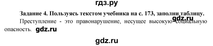 ГДЗ по обществознанию 7 класс Соловьева рабочая тетрадь  урок / 28–29 - 4, Решебник