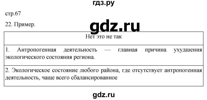 ГДЗ по географии 8 класс Николина мой тренажер (Алексеева)  страница - 67, Решебник 2023
