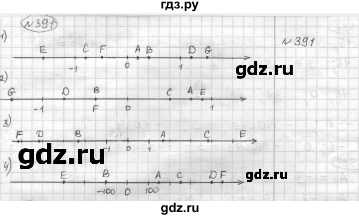 ГДЗ по математике 6 класс Муравин   §13 - 391, Решебник