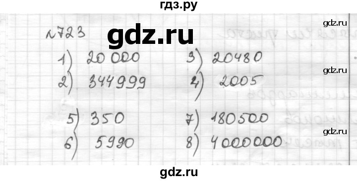 ГДЗ по математике 6 класс Муравин   из истории математики - 723, Решебник