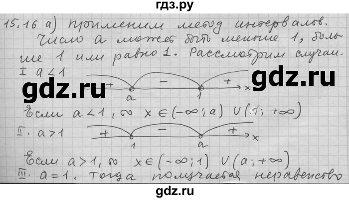 ГДЗ по алгебре 11 класс Никольский  Базовый и углубленный уровень номер / § 15 - 16, Решебник