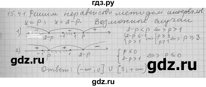 ГДЗ по алгебре 11 класс Никольский  Базовый и углубленный уровень номер / § 15 - 41, Решебник