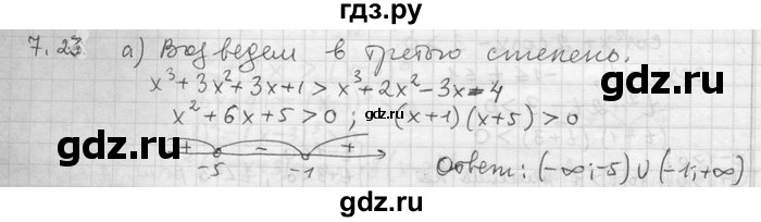 ГДЗ по алгебре 11 класс Никольский  Базовый и углубленный уровень номер / § 7 - 23, Решебник