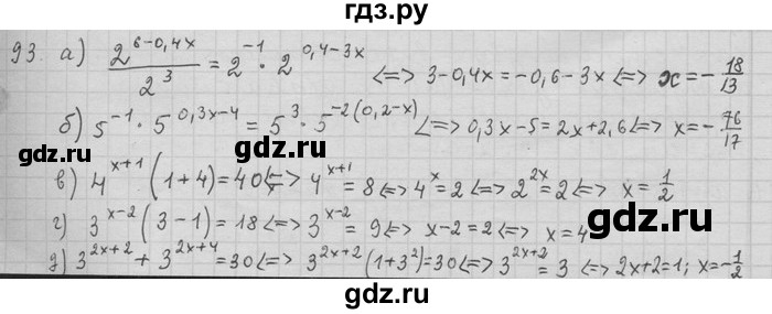 ГДЗ по алгебре 11 класс Никольский  Базовый и углубленный уровень задача для повторения - 93, Решебник