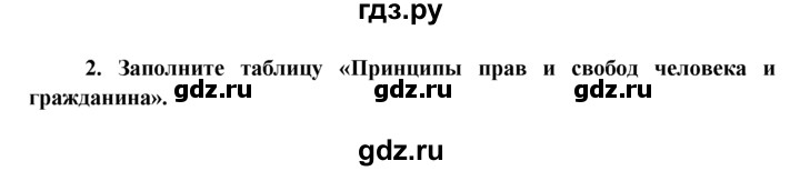 ГДЗ по обществознанию 7 класс  Хромова рабочая тетрадь  § 9 - 2, Решебник к тетради 2015