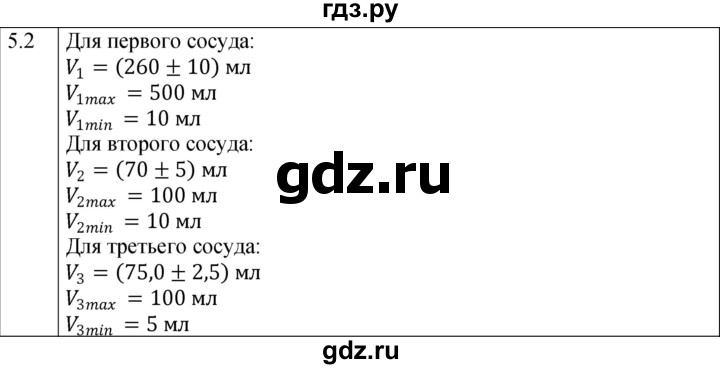 ГДЗ по физике 7 класс Ханнанова рабочая тетрадь (Перышкин) Базовый уровень §5 - 5.2, Решебник к тетради 2023