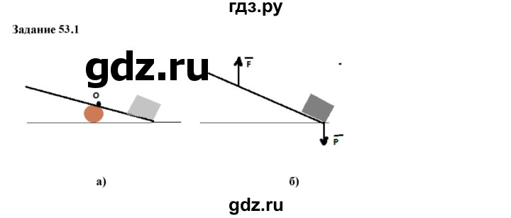 ГДЗ по физике 7 класс Ханнанова рабочая тетрадь (Перышкин) Базовый уровень §53 - 53.1, Решебник к тетради 2023