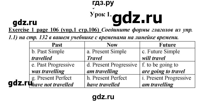 ГДЗ по английскому языку 5 класс Кузовлев рабочая тетрадь   unit 8 / lesson 1 - 1, Решебник №1 2013