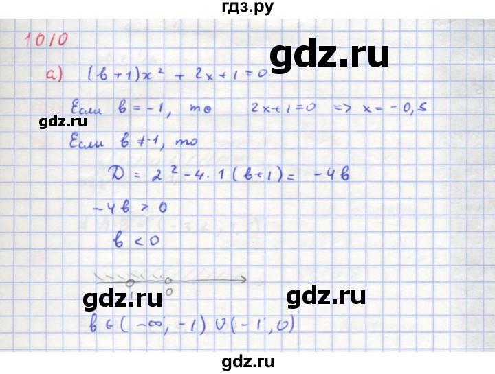ГДЗ по алгебре 8 класс  Макарычев  Углубленный уровень упражнение - 1010, Решебник №1 к учебнику 2018
