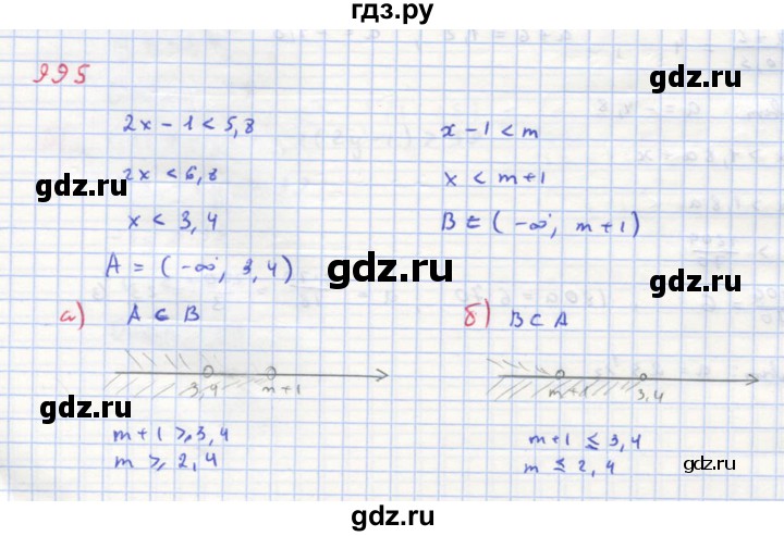 ГДЗ по алгебре 8 класс  Макарычев  Углубленный уровень упражнение - 995, Решебник №1 к учебнику 2018