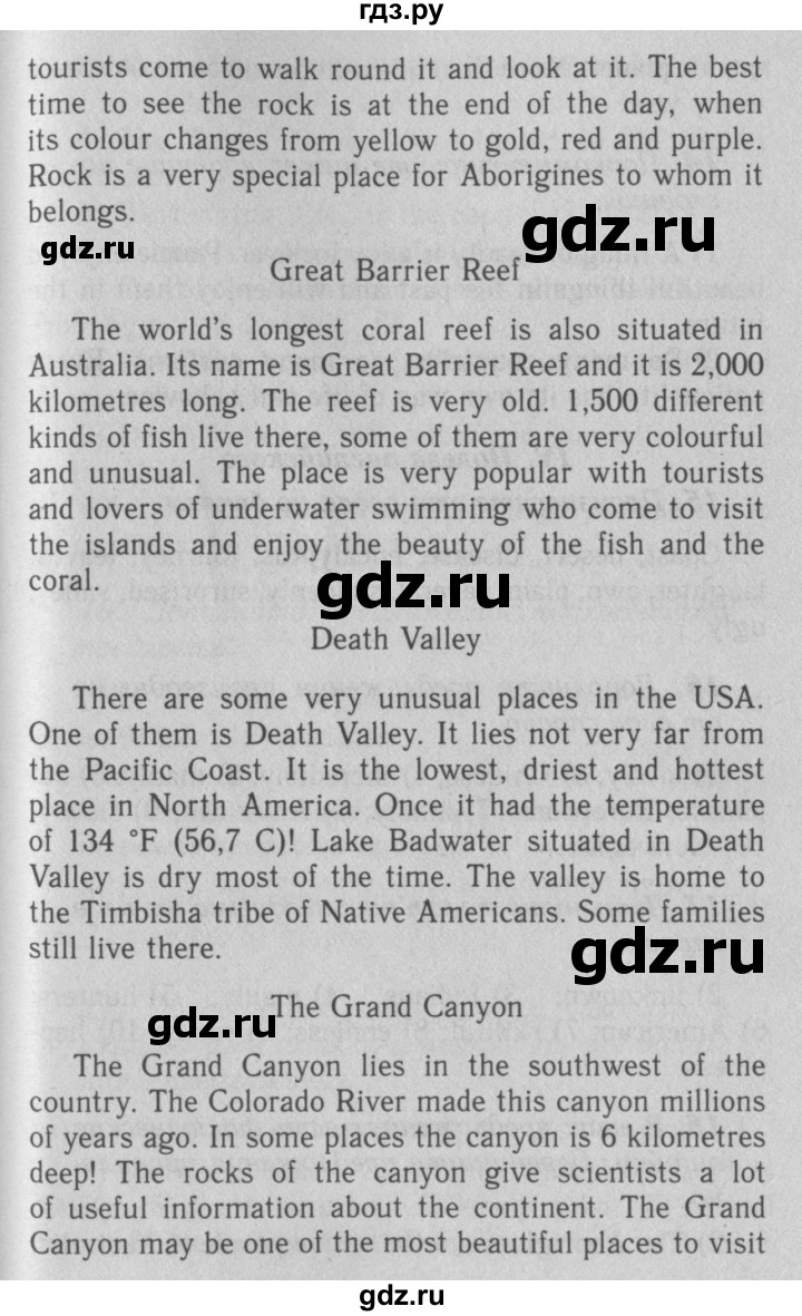 ГДЗ по английскому языку 7 класс Афанасьева рабочая тетрадь Rainbow  unit three - 13, Решебник 2016 №3