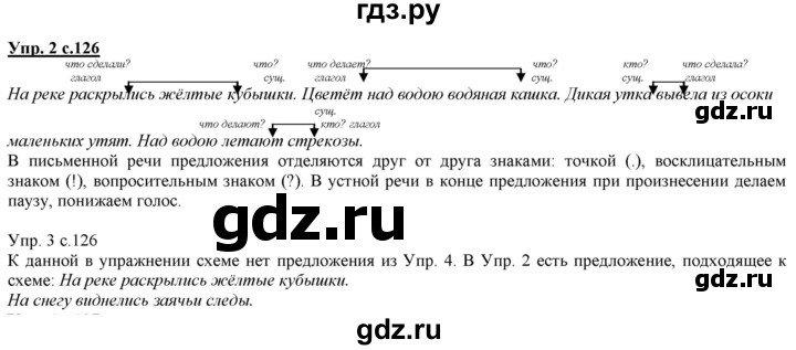 ГДЗ по русскому языку 2 класс Желтовская   часть 2. страница - 126, Решебник №1