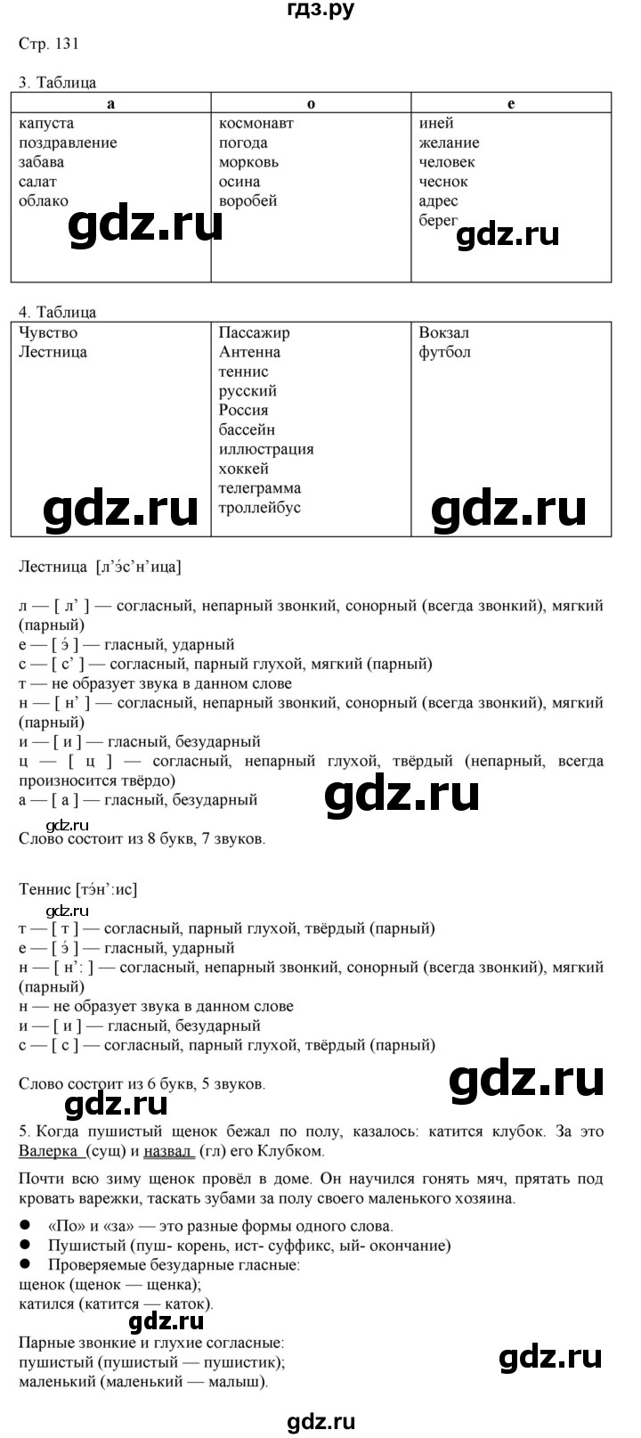 ГДЗ по русскому языку 2 класс Желтовская   часть 2. страница - 131, Решебник 2023