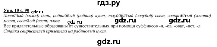 ГДЗ по русскому языку 2 класс Желтовская   часть 1. страница - 90, Решебник №1 2013