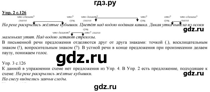 ГДЗ по русскому языку 2 класс Желтовская   часть 2. страница - 126, Решебник №1 2013