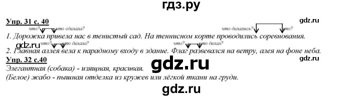 ГДЗ по русскому языку 2 класс Желтовская   часть 2. страница - 40, Решебник №1 2013