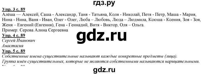 ГДЗ по русскому языку 2 класс Желтовская   часть 2. страница - 89, Решебник №1 2013