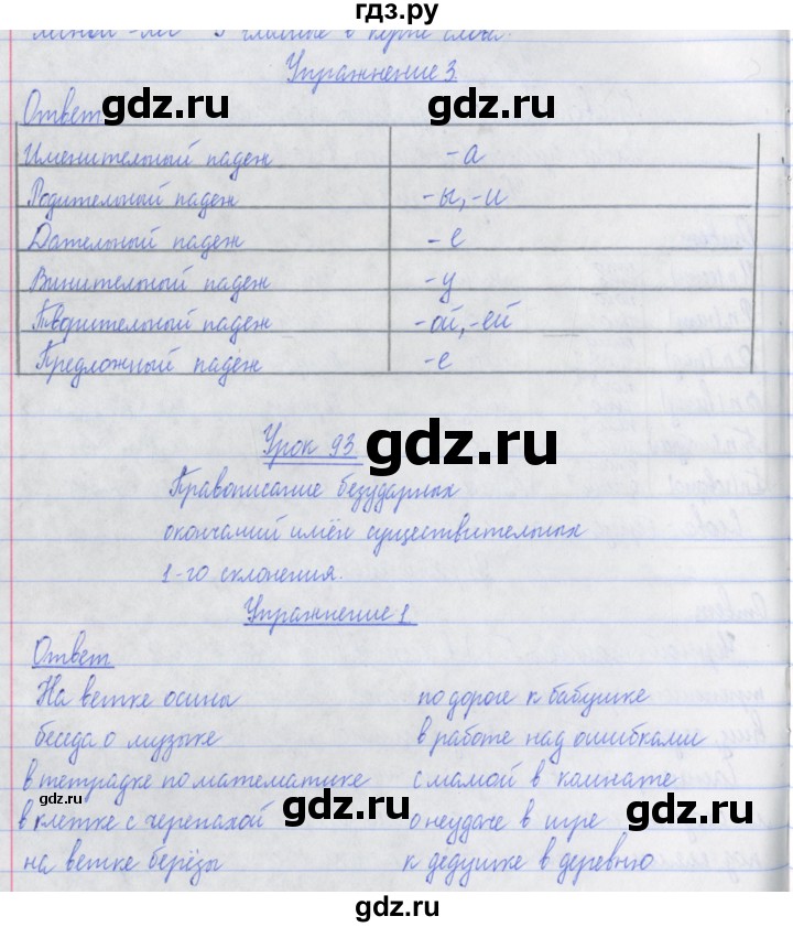 ГДЗ по русскому языку 3 класс Кузнецова рабочая тетрадь пишем грамотно (Иванов)  часть 2. страница - 11, Решебник №1