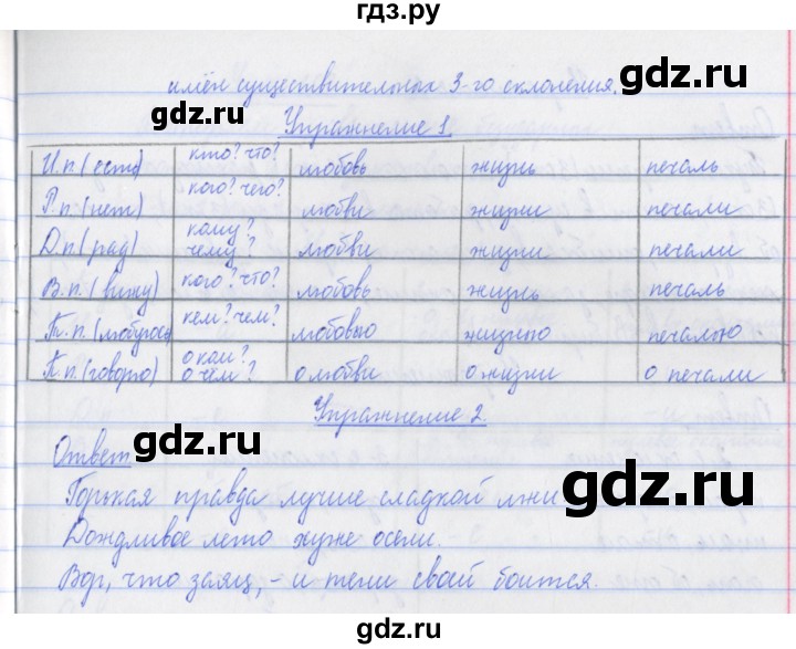 ГДЗ по русскому языку 3 класс Кузнецова рабочая тетрадь пишем грамотно (Иванов)  часть 2. страница - 19, Решебник №1