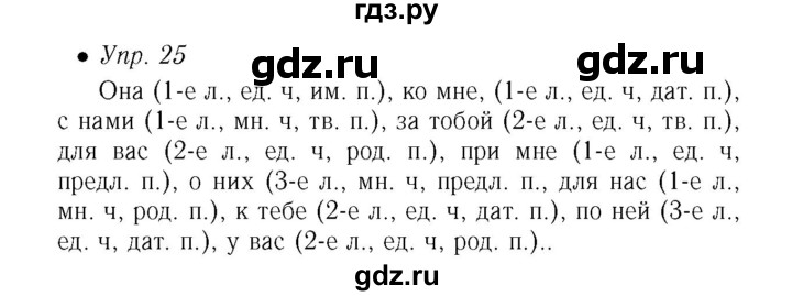 ГДЗ по русскому языку 5 класс Ефремова рабочая тетрадь  упражнение - 25, Решебник №3