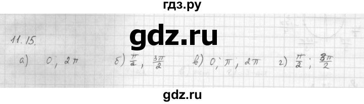 ГДЗ по алгебре 10 класс Мордкович Учебник, Задачник Базовый и углубленный уровень §11 - 11.15, Решебник к задачнику 2021