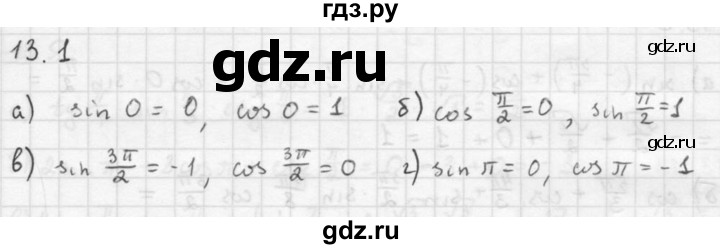 ГДЗ по алгебре 10 класс Мордкович Учебник, Задачник Базовый и углубленный уровень §13 - 13.1, Решебник к задачнику 2021