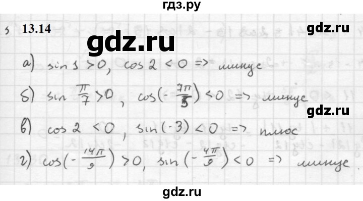 ГДЗ по алгебре 10 класс Мордкович Учебник, Задачник Базовый и углубленный уровень §13 - 13.14, Решебник к задачнику 2021