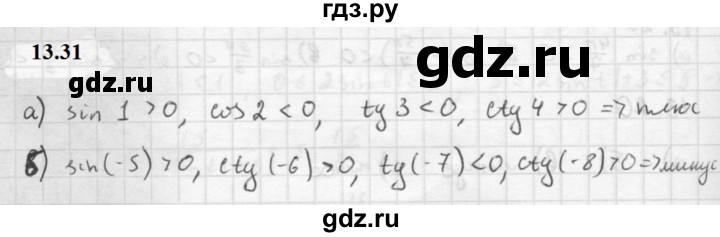 ГДЗ по алгебре 10 класс Мордкович Учебник, Задачник Базовый и углубленный уровень §13 - 13.31, Решебник к задачнику 2021