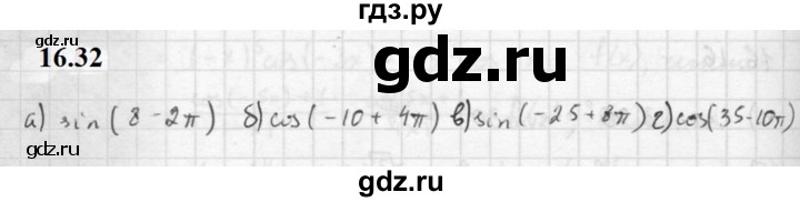 ГДЗ по алгебре 10 класс Мордкович Учебник, Задачник Базовый и углубленный уровень §16 - 16.32, Решебник к задачнику 2021