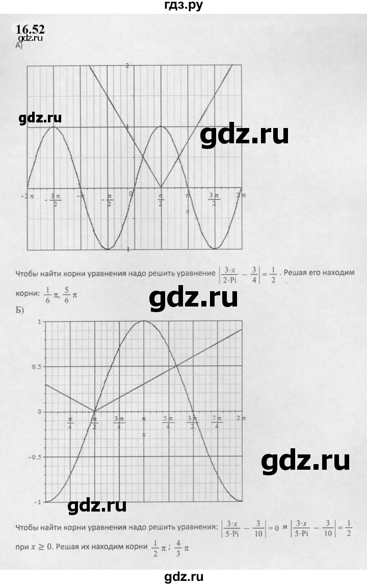 ГДЗ по алгебре 10 класс Мордкович Учебник, Задачник Базовый и углубленный уровень §16 - 16.52, Решебник к задачнику 2021