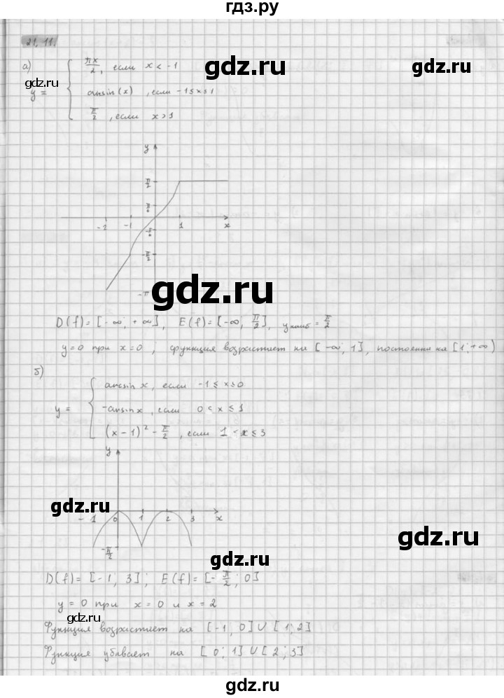 ГДЗ по алгебре 10 класс Мордкович Учебник, Задачник Базовый и углубленный уровень §21 - 21.11, Решебник к задачнику 2021