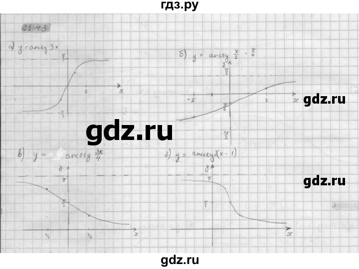 ГДЗ по алгебре 10 класс Мордкович Учебник, Задачник Базовый и углубленный уровень §21 - 21.43, Решебник к задачнику 2021