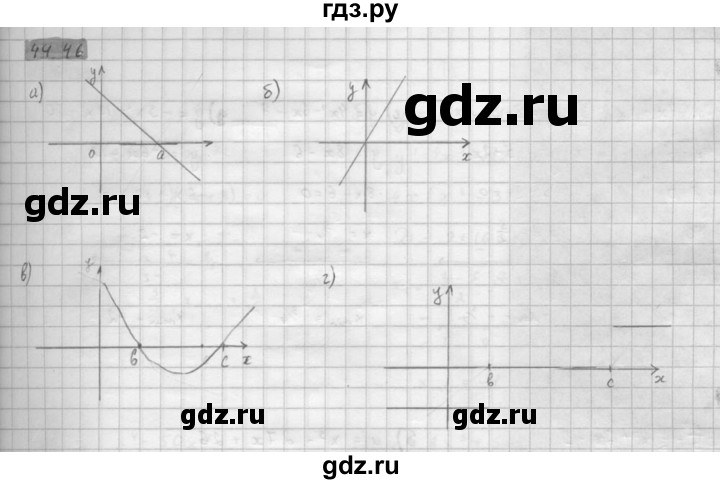 ГДЗ по алгебре 10 класс Мордкович Учебник, Задачник Базовый и углубленный уровень §44 - 44.46, Решебник к задачнику 2021