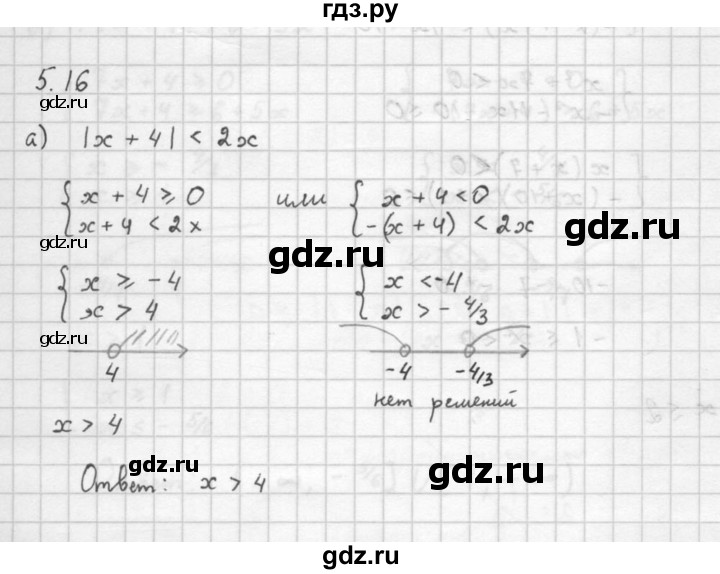 ГДЗ по алгебре 10 класс Мордкович Учебник, Задачник Базовый и углубленный уровень §5 - 5.16, Решебник к задачнику 2021