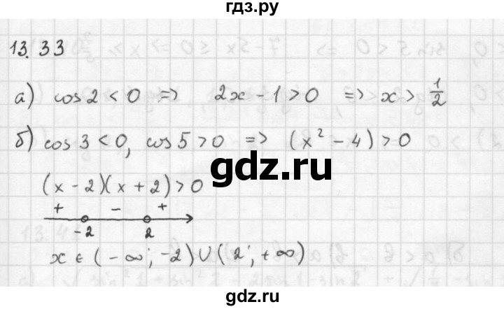 ГДЗ по алгебре 10 класс Мордкович Учебник, Задачник Базовый и углубленный уровень §13 - 13.33, Решебник к задачнику 2016