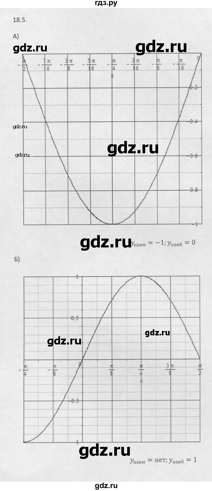 ГДЗ по алгебре 10 класс Мордкович Учебник, Задачник Базовый и углубленный уровень §18 - 18.5, Решебник к задачнику 2016