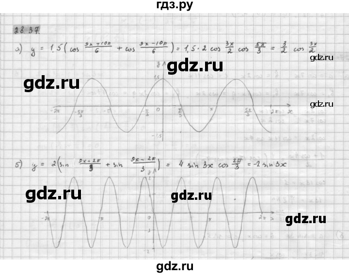 ГДЗ по алгебре 10 класс Мордкович Учебник, Задачник Базовый и углубленный уровень §28 - 28.37, Решебник к задачнику 2016